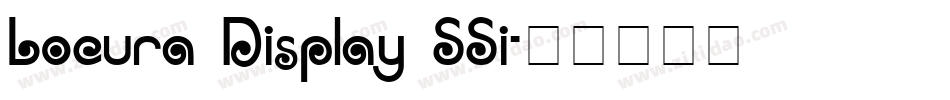 Locura Display SSi字体转换